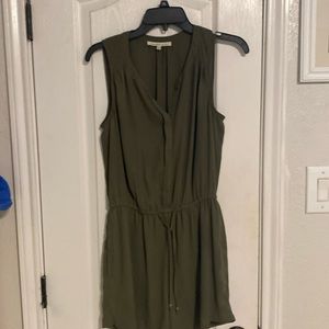 Army green romper